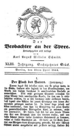 16. Stueck, 15. April 1844