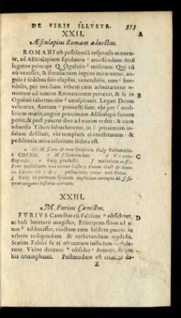 XXIII. M. Furius Camillus.