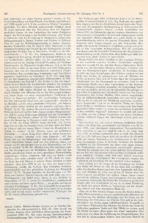 595-597 [Rezension] Austad, Torleiv, Kirkens Grunn