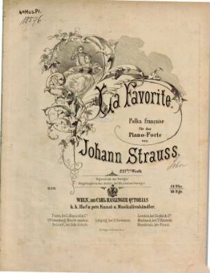 La favorite : Polka française für das Piano-Forte ; 217tes Werk