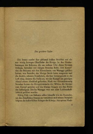 Das gestörte Opfer