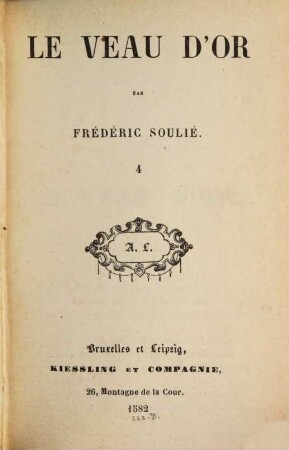 Le veau d'or, 4