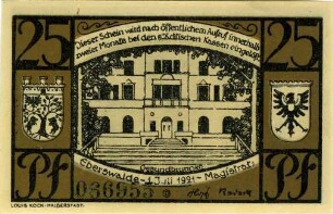 Eberswalde, Stadt: 25 Pfennig 1921