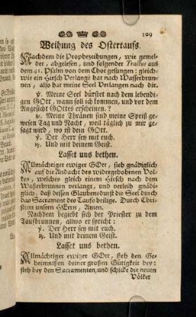 109-118, Weihung des Ostertaufs