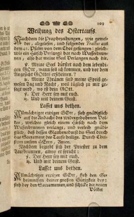 109-118, Weihung des Ostertaufs