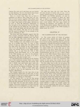 Chapter IV. The classification of the Pottery