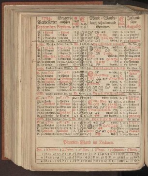 1734. Verbesserter September.