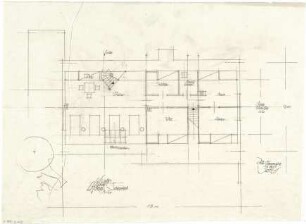Gsaenger, Gustav; Landhaus Dr. Hans Högg - Grundriss DG