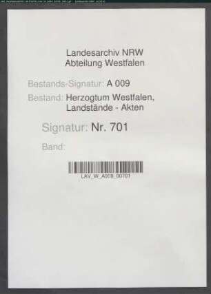 Bericht des Christoph Bernhard von Schade betr. den Schatzrückstand der Gerichte Schliprüthen, Eslohe und Reiste
