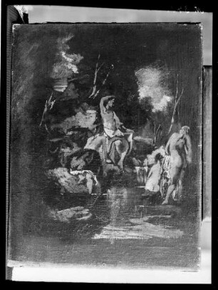 Diana, dem Bade entsteigend, von Nymphen umgeben