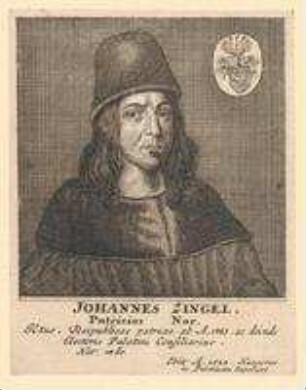 Johann (= Dr. Hans) Zingel, Nürnberger Patrizier, Ratskonsulent; geb. 1460; gest. 1522
