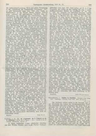 590-591 [Rezension] Stevenson, J., Studies in Eusebius