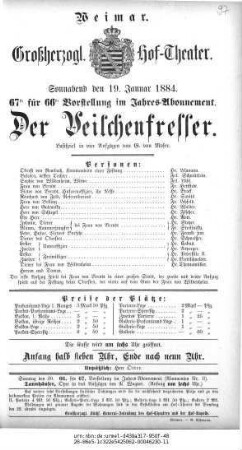 Der Veilchenfresser