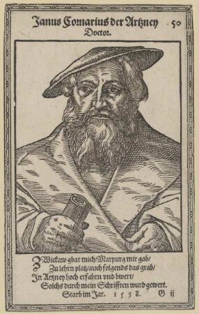 Bildnis des Janus Cornarius