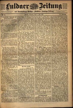 Ausgabe vom Dienstag, den 31. Mai 1898.