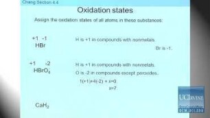 Lecture 19. Redox Reactions