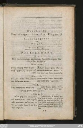 Prolegomena.