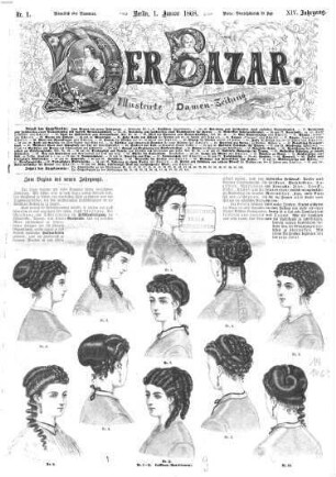 Der Bazar : illustrirte Damen-Zeitung. 14. 1868