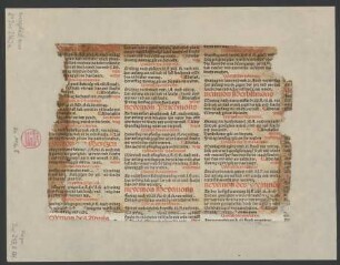 Almanach auf das Jahr 1490