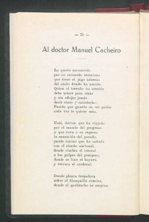 Al doctor Manuel Cacheiro