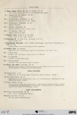 Moderne Graphik [Fortsetzung] (Nr. 71-179)