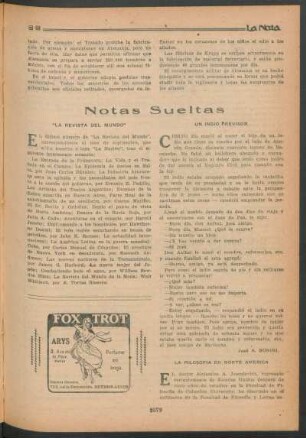 Notas sueltas