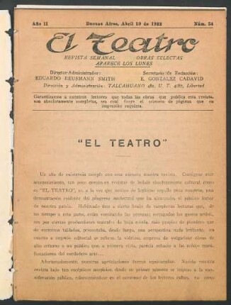 "El Teatro"