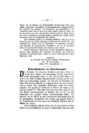 Naturschönheiten als Privatmonopol