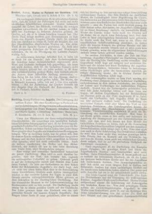 377-379 [Rezension] Hertling, Georg Freiherr v., Augustin. Der Untergang der antiken Kultur