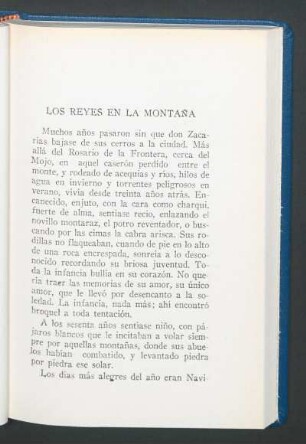 Los reyes en la montaña
