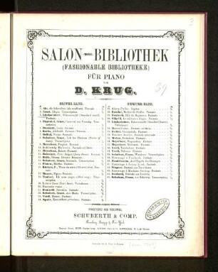 Bd. 1, No. 3: Salon-Mode-Bibliothek : für Piano