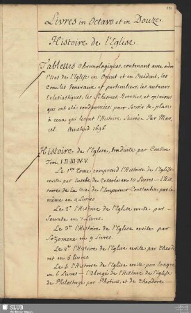 Histoire d'Eglise