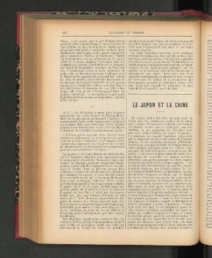 Le Japon et la Chine.
