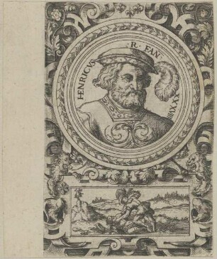 Bildnis des Henricus, König von Frankreich