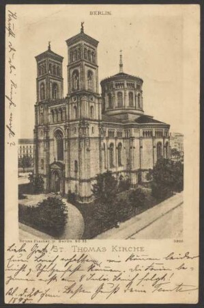 Ansichtskarte "St. Thomas Kirche"