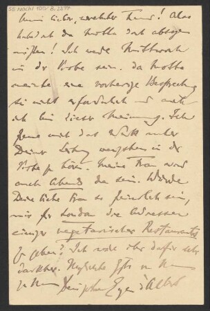 Brief an Karl Klindworth : 24.01.1904