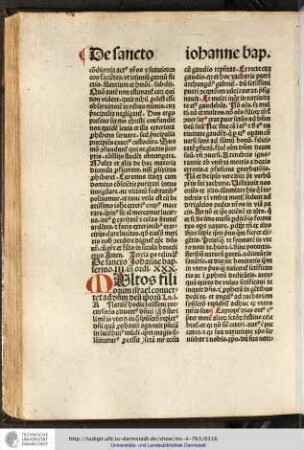 De sancto Johanne baptiste, sermo III, in ordine XXX.