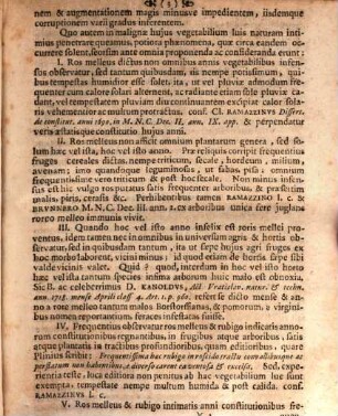 Simonis Pauli Hilscheri Medicinae Doctoris Theoreticis Professoris Pvblici Ordinarii ... Programma I. De Natvra Et Origine Roris Mellei Vulgo Dicti Et Rvbiginis Vegetabilivm, Von Der Natur und Ursprung des so genandten Honig-Thaues und Brands der Erdgewächse : Pvblicae Invitationi Ad Dissertationem Inavgvralem De Mensivm Retentione Praeternatvrali D. XIX. Septembris Habendam Praemissvm Jenae D. XVIII. Septembris MDCCXXXVI.