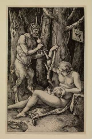 Satyr und Nymphe