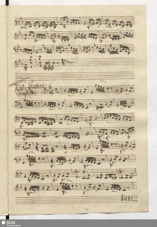 732. Cavatina: Amor non sò che sia / Paisiello, G.