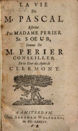 La vie de Monsieur Pascal