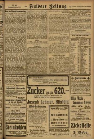 Ausgabe vom Sonntag, den 18. März 1923.