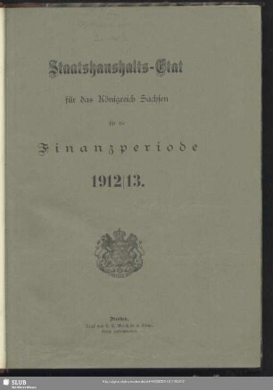 1911/12,2: Landtags-Akten / Königliche Dekrete