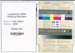 Entnazifizierung Karl Scholz , geb. 17.09.1911 (Dentist)