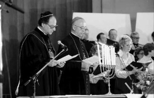 Freiburg: St. Ursula; christlich - jüdischer Gottesdienst mit Landesrabbiner Dr. Levinson (Heidelberg) und Weihbischof Karl Flügel (Regensburg)