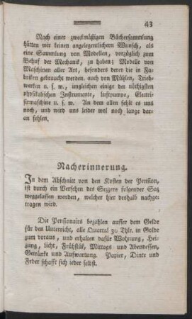 Nacherinnerung