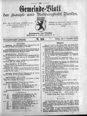 1906,49: No. 49, 9. Dezember 1906