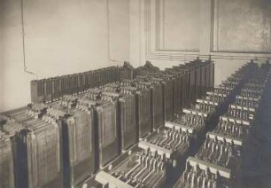Automatische Fernsprechanlage - Batterie-Raum