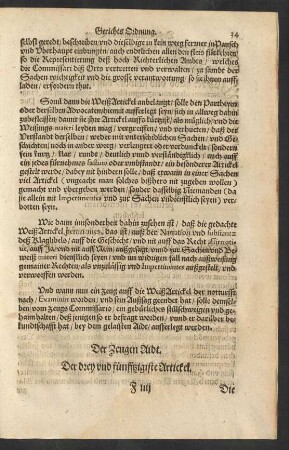 Der Zeugen Aidt. Der drey und fünfftzigiste Artickel.
