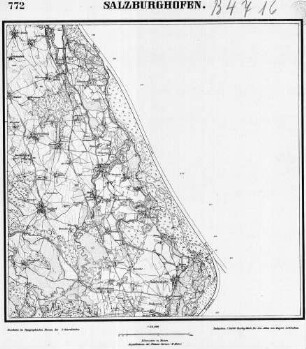 772 Salzburghofen [Topographische Karte von Bayern 1:25.000 (Positionsblätter)]